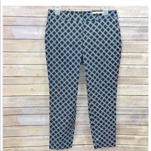 worthington geometric print crop capri